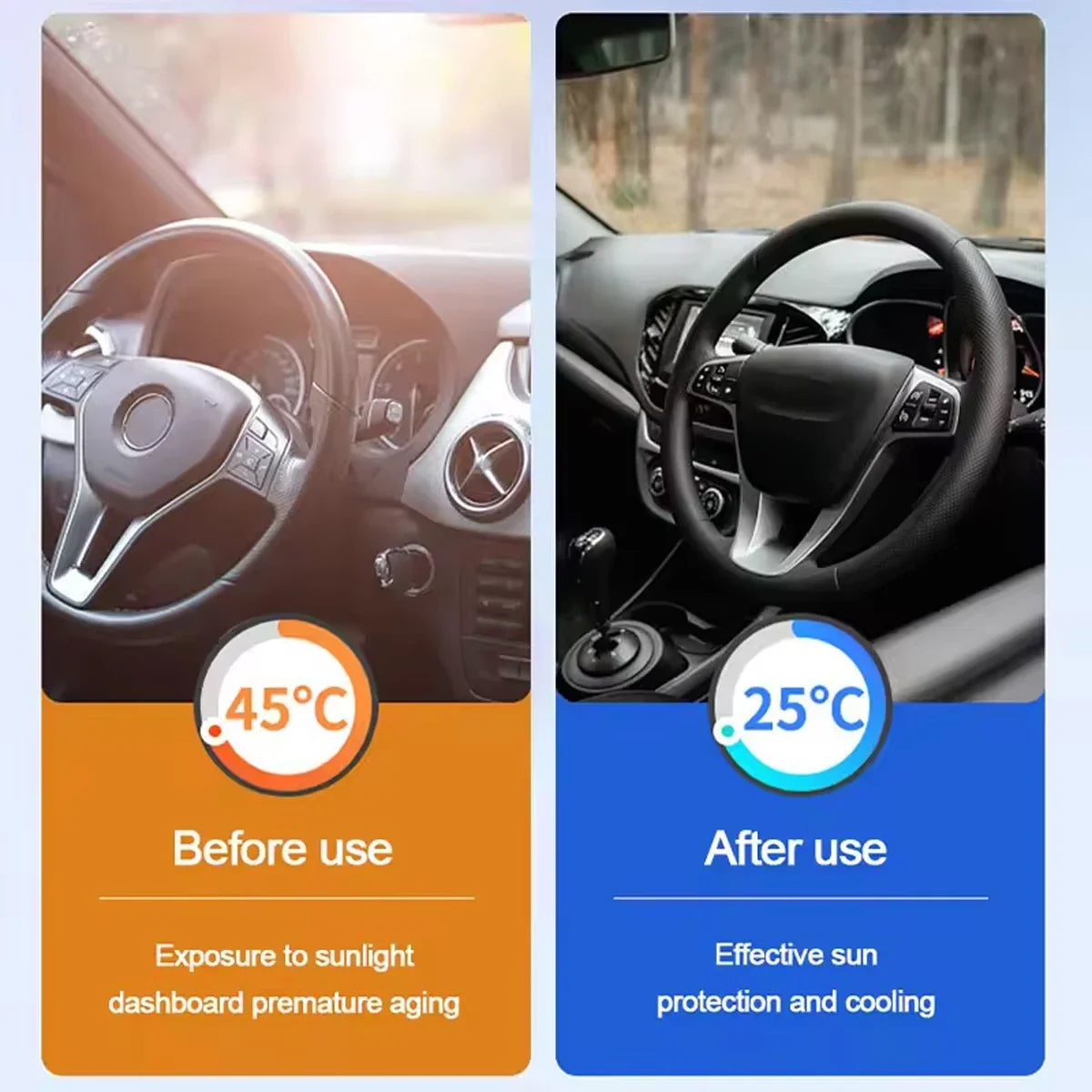 Universal Windshield Sunshade